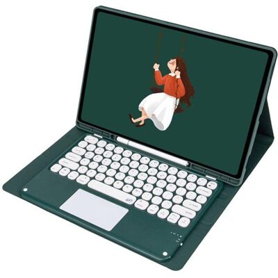 royal-bailey Hülle mit Bluetooth-Tastatur Royal Bailey Ym-t870c für Samsung Tab S7/S8 11" Grün royal-bailey Hülle mit Bluetooth-Tastatur Royal Bailey Ym-t870c für Samsung Tab S7/S8 11" Grün