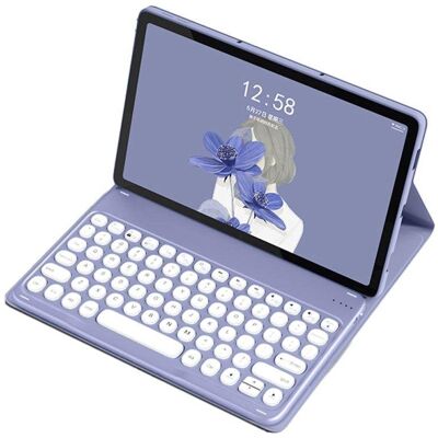 royal-bailey Bluetooth-Tastatur Hülle Royal Bailey für Xiaomi Pad5 Pro 12.4" Kratzfest Violett royal-bailey Bluetooth-Tastatur Hülle Royal Bailey für Xiaomi Pad5 Pro 12.4" Kratzfest Violett