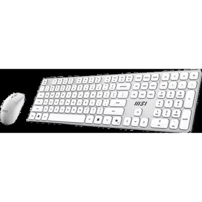 Tastatur MSI Forge K210 W weiß deutsches Layout Office Combo mit Maus Tastatur MSI Forge K210 W weiß deutsches Layout Office Combo mit Maus