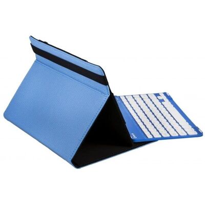 SilverHT 111914240199 Bluetooth Tastatur für Tablet - Schwarz, Blau, Weiß SilverHT 111914240199 Bluetooth Tastatur für Tablet - Schwarz, Blau, Weiß