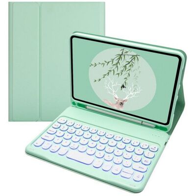 royal-bailey Royal Bailey TS006D Bluetooth-Tastaturhülle für iPad Mini 6, US-Englisch, QWERTY, Grün royal-bailey Royal Bailey TS006D Bluetooth-Tastaturhülle für iPad Mini 6, US-Englisch, QWERTY, Grün