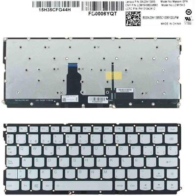 portatilmovil Rückleuchtende Tastatur Lenovo IdeaPad Air 12 Yoga 900s-12isk Silber Rahmenlos portatilmovil Rückleuchtende Tastatur Lenovo IdeaPad Air 12 Yoga 900s-12isk Silber Rahmenlos