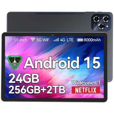 Tablet KINGRID W90 4G 11" 24GB 256GB Grau Tablet KINGRID W90 4G 11" 24GB 256GB Grau