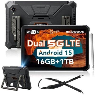 Tablet Blackview Active 12 Pro 11" WiFi + 5G 16GB Schwarz 1TB 30.000mAh Akku Tablet Blackview Active 12 Pro 11" WiFi + 5G 16GB Schwarz 1TB 30.000mAh Akku