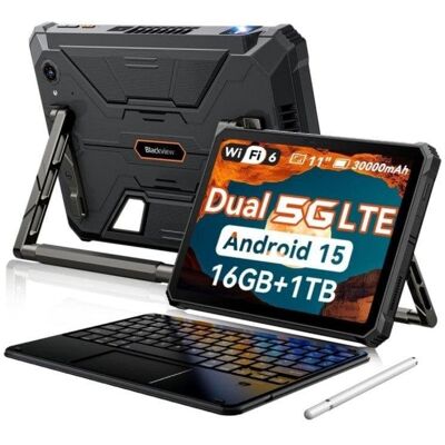 Tablet Blackview Active 12 Pro WiFi + 5G 11" 16GB 1TB Schwarz mit Tastatur Tablet Blackview Active 12 Pro WiFi + 5G 11" 16GB 1TB Schwarz mit Tastatur