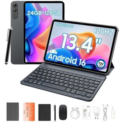 Tablet OSCAL Pad 200 4G LTE 13,4" 24GB 128GB Grau mit Tastatur Tablet OSCAL Pad 200 4G LTE 13,4" 24GB 128GB Grau mit Tastatur
