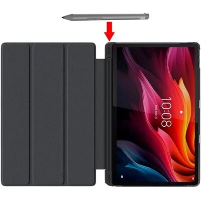 Tablet-Hülle Cool Lenovo Tab K11 Plus Kunstleder Schwarz Verstellbarer Ständer Tablet-Hülle Cool Lenovo Tab K11 Plus Kunstleder Schwarz Verstellbarer Ständer