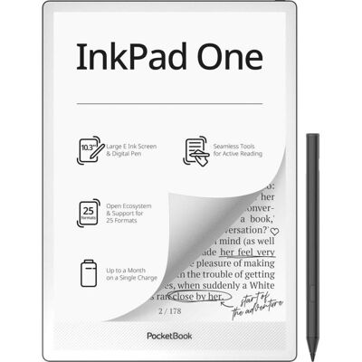 E-Book Reader PocketBook InkPad One 10,3 Zoll Wifi Bluetooth Stylus E-Book Reader PocketBook InkPad One 10,3 Zoll Wifi Bluetooth Stylus