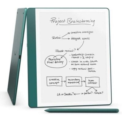 Amazon Libro Electrónico Kindle Scribe 10,2" 64GB Wifi mit Premium Pen Jade und 20W Ladegerät Amazon Libro Electrónico Kindle Scribe 10,2" 64GB Wifi mit Premium Pen Jade und 20W Ladegerät