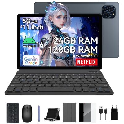 Tablet ExcitPower T90 WiFi 11" 8GB 128GB Grau con Teclado y Stylus Pen Tablet ExcitPower T90 WiFi 11" 8GB 128GB Grau con Teclado y Stylus Pen