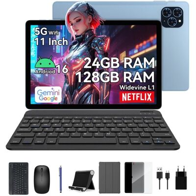 Tablet ExcitPower T90 WiFi 11" 8GB 128GB Blau con Teclado y Stylus Pen Tablet ExcitPower T90 WiFi 11" 8GB 128GB Blau con Teclado y Stylus Pen