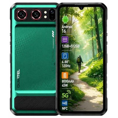Oukitel WP68 Air 5G 12GB 512GB 6.88" Grün Oukitel WP68 Air 5G 12GB 512GB 6.88" Grün