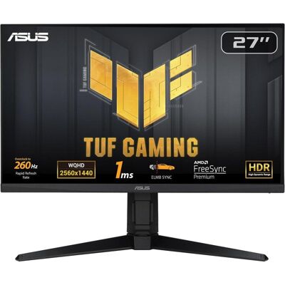 ASUS TUF Gaming VG27AQML1A Computerbildschirm 68,6 cm (27") 2560 x 1440 Pixel Wide Quad HD LCD Schwarz ASUS TUF Gaming VG27AQML1A Computerbildschirm 68,6 cm (27") 2560 x 1440 Pixel Wide Quad HD LCD Schwarz