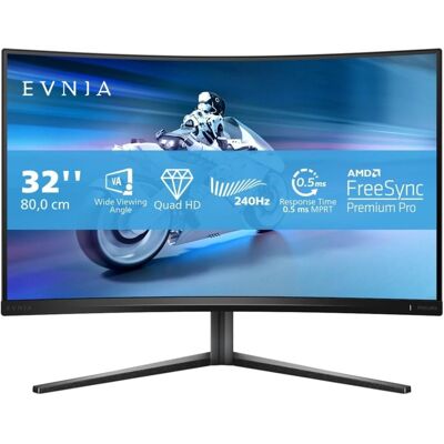 Philips Evnia 5000 32M2C5500W/00 Computerbildschirm 80 cm (31.5") 2560 x 1440 Pixel Quad HD LCD Schwarz Philips Evnia 5000 32M2C5500W/00 Computerbildschirm 80 cm (31.5") 2560 x 1440 Pixel Quad HD LCD Schwarz