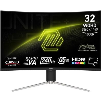 MSI MAG 325CQRXF E2 31,5" LED Rapid VA QHD 240Hz Adaptive-Sync MSI MAG 325CQRXF E2 31,5" LED Rapid VA QHD 240Hz Adaptive-Sync