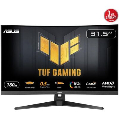 Monitor Asus TUF Gaming VG32WQ3B 31,5" Quad HD 180Hz Fast VA Curved HDR10 1ms FreeSync Monitor Asus TUF Gaming VG32WQ3B 31,5" Quad HD 180Hz Fast VA Curved HDR10 1ms FreeSync