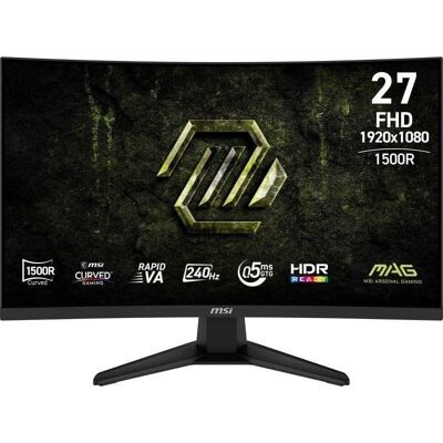 Monitor MSI MAG 275CFX 27" FullHD 240Hz Rapid VA Curved 0,5ms HDR Monitor MSI MAG 275CFX 27" FullHD 240Hz Rapid VA Curved 0,5ms HDR