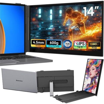 Monitor Blackview SCM6 14" FullHD 60Hz IPS Ultradünn USB-C Lautsprecher TÜV Monitor Blackview SCM6 14" FullHD 60Hz IPS Ultradünn USB-C Lautsprecher TÜV