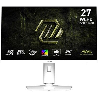 Monitor MSI MAG 274QRFW X3212 27" WQHD 320Hz IPS DisplayHDR 400 0,5ms Monitor MSI MAG 274QRFW X3212 27" WQHD 320Hz IPS DisplayHDR 400 0,5ms