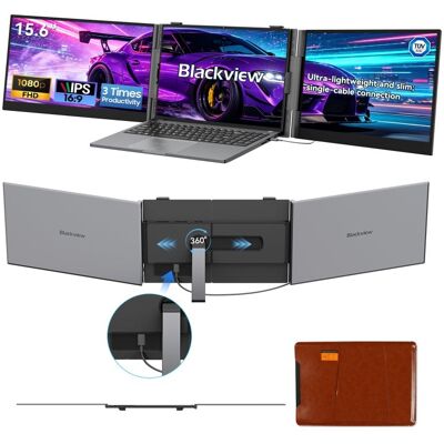 Monitor Blackview DCM8 15,3" FullHD 60Hz IPS Tragbar Dual USB-C Reverse Charging Monitor Blackview DCM8 15,3" FullHD 60Hz IPS Tragbar Dual USB-C Reverse Charging