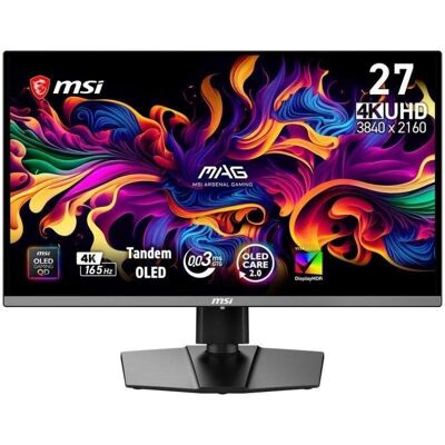 Monitor MSI MAG 272UP QD-OLED 26,5" UltraHD 4K 165Hz QD-OLED Höhenverstellbar Monitor MSI MAG 272UP QD-OLED 26,5" UltraHD 4K 165Hz QD-OLED Höhenverstellbar