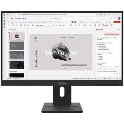 Monitor Lenovo ThinkVision E22-40 21,5" Full HD 100Hz IPS Höhenverstellbar Monitor Lenovo ThinkVision E22-40 21,5" Full HD 100Hz IPS Höhenverstellbar