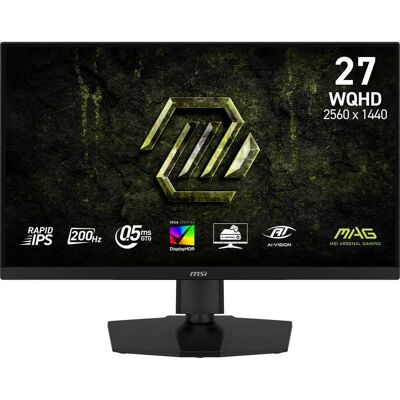 Monitor MSI MAG 274QPF E20 27" Wide Quad HD 200Hz Rapid IPS FreeSync Premium HDR400 0,5ms Monitor MSI MAG 274QPF E20 27" Wide Quad HD 200Hz Rapid IPS FreeSync Premium HDR400 0,5ms
