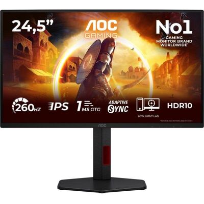 Monitor AOC G4 25G4ZR 24,5" Full HD 260Hz Fast IPS HDR10 1ms Höhenverstellbar Monitor AOC G4 25G4ZR 24,5" Full HD 260Hz Fast IPS HDR10 1ms Höhenverstellbar
