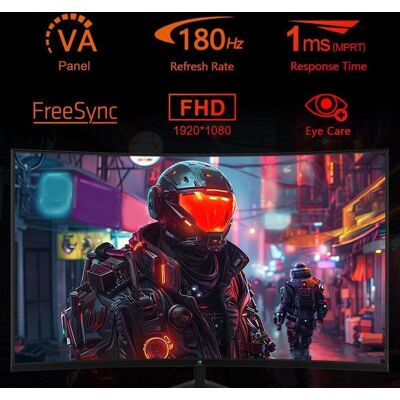 Monitor Z-Edge UG24 24" FullHD 180Hz VA Curved FreeSync 1ms HDR10 Monitor Z-Edge UG24 24" FullHD 180Hz VA Curved FreeSync 1ms HDR10