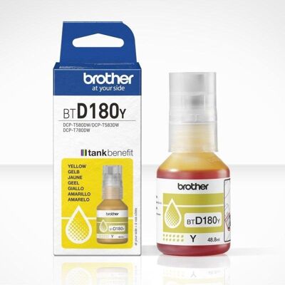 Brother BTD180Y Tintenpatrone Gelb 5000 Seiten Kompatibel DCP-T580DW/T583DW/T780DW Brother BTD180Y Tintenpatrone Gelb 5000 Seiten Kompatibel DCP-T580DW/T583DW/T780DW