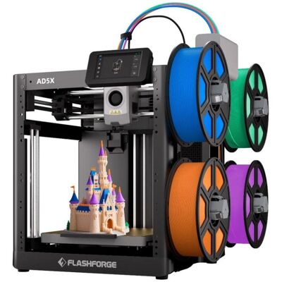 3D-Drucker Flashforge AD5X 220x220x220 mm 4 Farben Wifi Ethernet USB Sichtfenster 3D-Drucker Flashforge AD5X 220x220x220 mm 4 Farben Wifi Ethernet USB Sichtfenster
