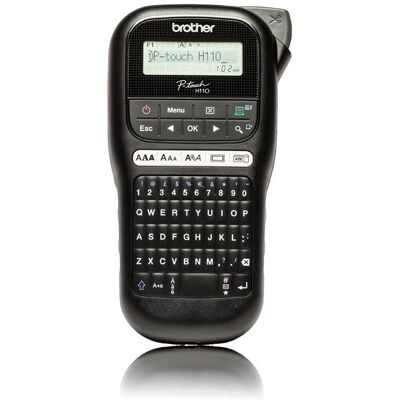 Brother PT-H110 Etikettendrucker Wärmeübertragung 180 x 180 DPI 20 mm/sek TZe QWERTY Brother PT-H110 Etikettendrucker Wärmeübertragung 180 x 180 DPI 20 mm/sek TZe QWERTY