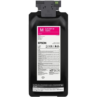 Tintenpatrone Epson SJIC48P-M Magenta 480 ml Einzelpackung Tintenpatrone Epson SJIC48P-M Magenta 480 ml Einzelpackung