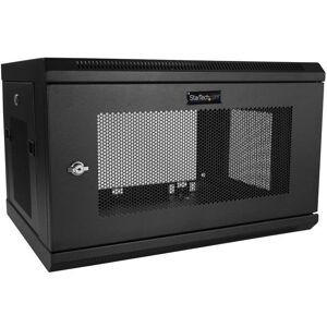 Rackschrank StarTech.com RK616WALM 6U Wandmontage 2-Posten 1U Ablage Abschließbar Schwarz Rackschrank StarTech.com RK616WALM 6U Wandmontage 2-Posten 1U Ablage Abschließbar Schwarz