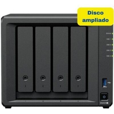NAS intern Synology 8TB 4-Bay 2.5GbE DiskStation DS425+ M.2 NVMe Cache NAS intern Synology 8TB 4-Bay 2.5GbE DiskStation DS425+ M.2 NVMe Cache