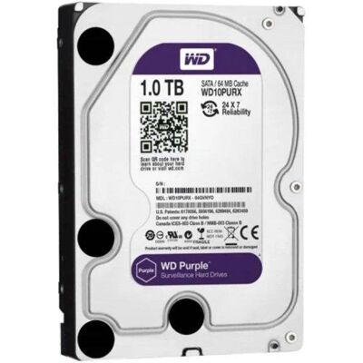 western-digital Disco Duro Western Digital Purple 1TB HDD 3.5 Zoll 5400rpm SATA III Überwachung western-digital Disco Duro Western Digital Purple 1TB HDD 3.5 Zoll 5400rpm SATA III Überwachung