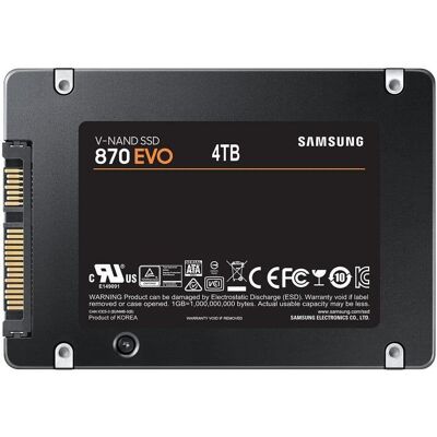 Disco Duro Samsung 870 EVO 4TB SSD 2.5 SATA III 560 MB/s AES Disco Duro Samsung 870 EVO 4TB SSD 2.5 SATA III 560 MB/s AES