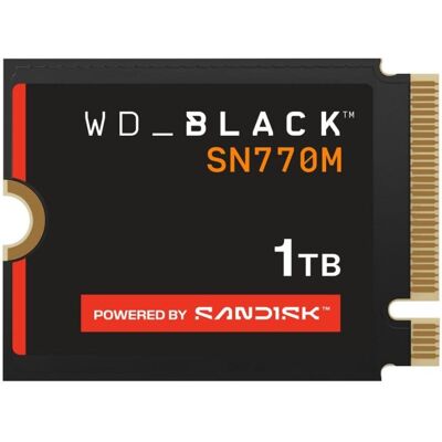 Disco Duro WD Black SN770M 1TB SSD M.2 NVMe PCIe 4.0 5150MB/s Gaming Disco Duro WD Black SN770M 1TB SSD M.2 NVMe PCIe 4.0 5150MB/s Gaming