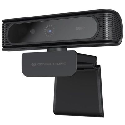 Webcam Conceptronic AMDIS09B 2MP Full HD USB Schwarz Integriertes Mikrofon Webcam Conceptronic AMDIS09B 2MP Full HD USB Schwarz Integriertes Mikrofon
