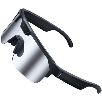 Zeblaze Smart Glasses Integrierte Kamera KI Lautsprecher Übersetzer Silber Zeblaze Smart Glasses Integrierte Kamera KI Lautsprecher Übersetzer Silber