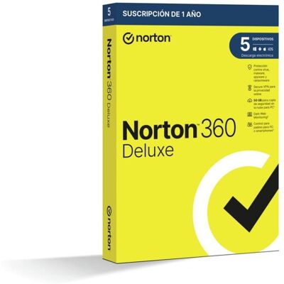 Antivirus Norton 360 Deluxe 1 Lizenz 5 Geräte Box Physisch Antivirus Norton 360 Deluxe 1 Lizenz 5 Geräte Box Physisch