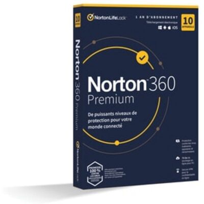 Symantec Norton 360 Premium 2023 - 10 Geräte - 1 Jahr - Automatische Verlängerung Symantec Norton 360 Premium 2023 - 10 Geräte - 1 Jahr - Automatische Verlängerung
