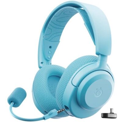 Auriculares Steelseries Arctis Nova 3P Inalámbricos Bluetooth 5.3 con Micrófono Extraíble y Color Aguamarina Auriculares Steelseries Arctis Nova 3P Inalámbricos Bluetooth 5.3 con Micrófono Extraíble y Color Aguamarina