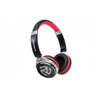 Kopfhörer Numark HF150 DJ Over-Ear Wireless Noise Cancelling 20-20000 Hz Schwarz Rot Silber Kopfhörer Numark HF150 DJ Over-Ear Wireless Noise Cancelling 20-20000 Hz Schwarz Rot Silber