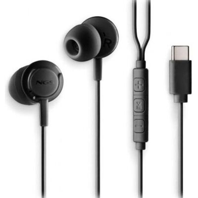 Auriculares NGS Cross Step mit Kabel USB-C für Multimedia und Anrufe Schwarz Auriculares NGS Cross Step mit Kabel USB-C für Multimedia und Anrufe Schwarz