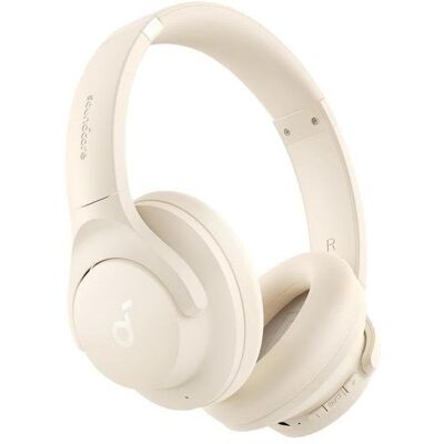 Kopfhörer Soundcore Q20i mit Kabel und Bluetooth, integriertes Mikrofon, Schnellladung, weiß Kopfhörer Soundcore Q20i mit Kabel und Bluetooth, integriertes Mikrofon, Schnellladung, weiß