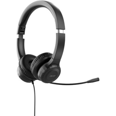 Kopfhörer Acer AHW154 kabelgebunden USB und 3,5 mm Klinke Büro und Callcenter schwarz Kopfhörer Acer AHW154 kabelgebunden USB und 3,5 mm Klinke Büro und Callcenter schwarz