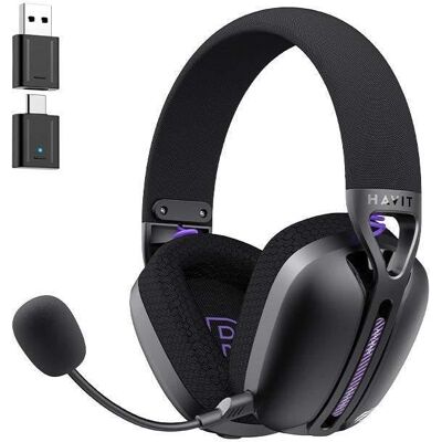Havit Fuxi H3 Plus kabellose und kabelgebundene Bluetooth Gaming Kopfhörer Schwarz Havit Fuxi H3 Plus kabellose und kabelgebundene Bluetooth Gaming Kopfhörer Schwarz