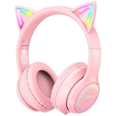 ONIKUMA B90 Pink Gaming-Headset - Kabellos, RGB-Beleuchtung ONIKUMA B90 Pink Gaming-Headset - Kabellos, RGB-Beleuchtung
