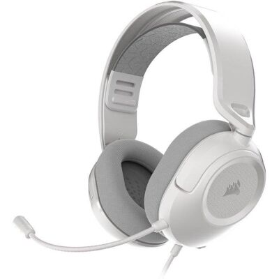 Corsair HS35 v3 Gaming-Kopfhörer kabelgebunden 3,5 mm, 50 mm Treiber, weiß Corsair HS35 v3 Gaming-Kopfhörer kabelgebunden 3,5 mm, 50 mm Treiber, weiß